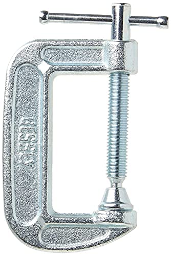 2-Pack BESSEY TOOLS CM20 2-Inch Drop Forged C-Clamp - Heavy Duty Metalworking, Woodworking & DIY Projects - Perfect for Welding, Carpentry & Home Repairs