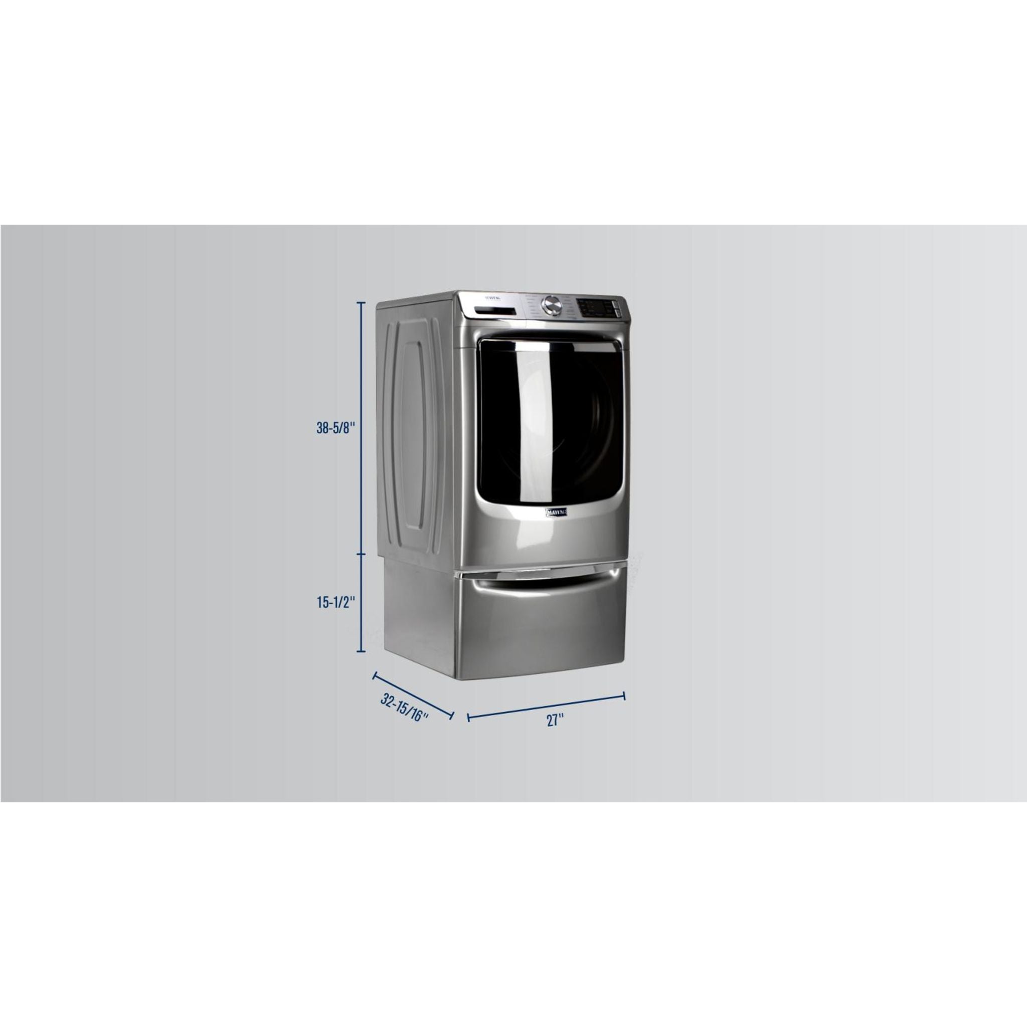 Maytag MHW8630HC Front Load Washer - 5.2 Cu. Ft. Capacity, Metallic Slate - Energy Efficient, Quiet Operation for Laundry Room or Basement