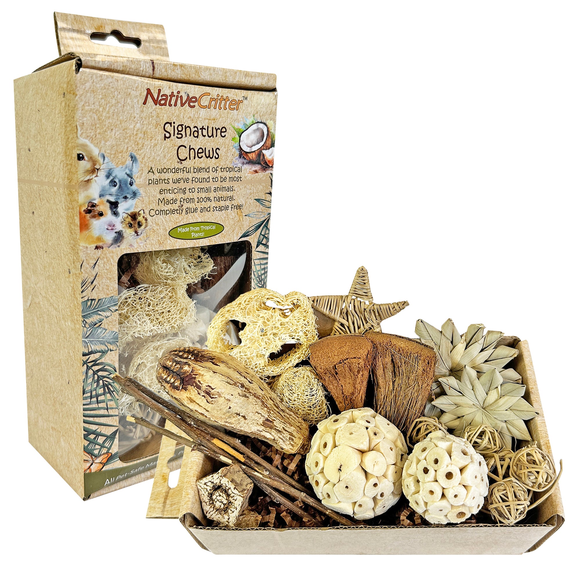 Premium Dog Chew Toys - Natural & Durable Signature Chew Value Pack for Aggressive Chewers - Perfect for Training, Teething, and Dental Health