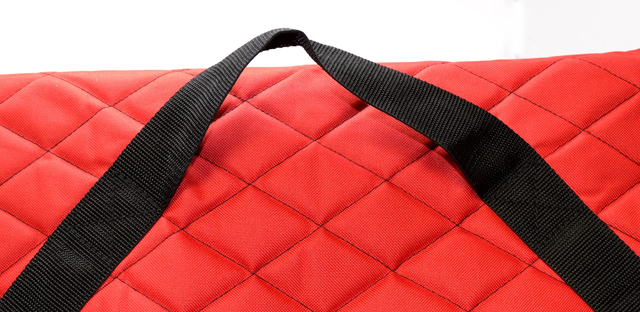 Premium 9ft Quilted Rolling Christmas Tree Storage Bag - Heavy Duty Holiday Organizer for Artificial Xmas Trees | Perfect for Attic, Garage & Seasonal Storage