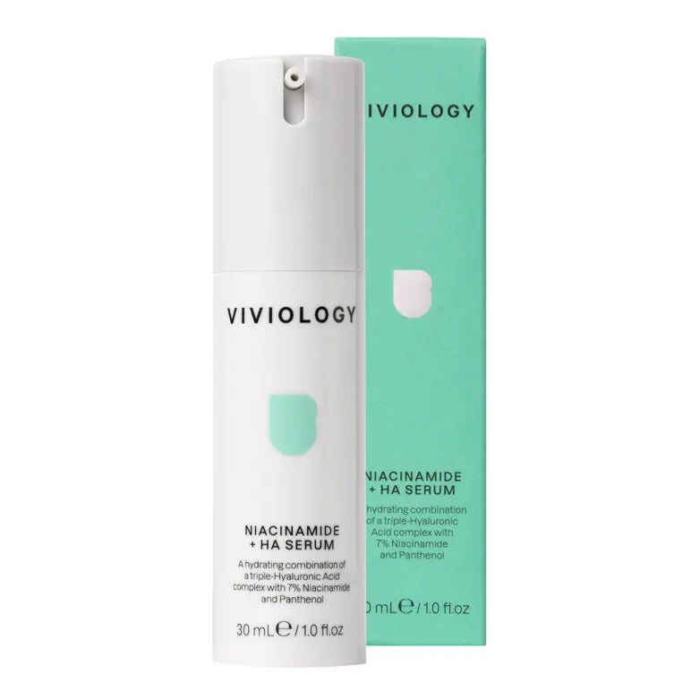 Viviology Niacinamide + Hyaluronic Acid Serum 30ml - Brightening & Hydrating Face Serum for Glowing Skin, Dark Spot Treatment, Daily Skincare Routine