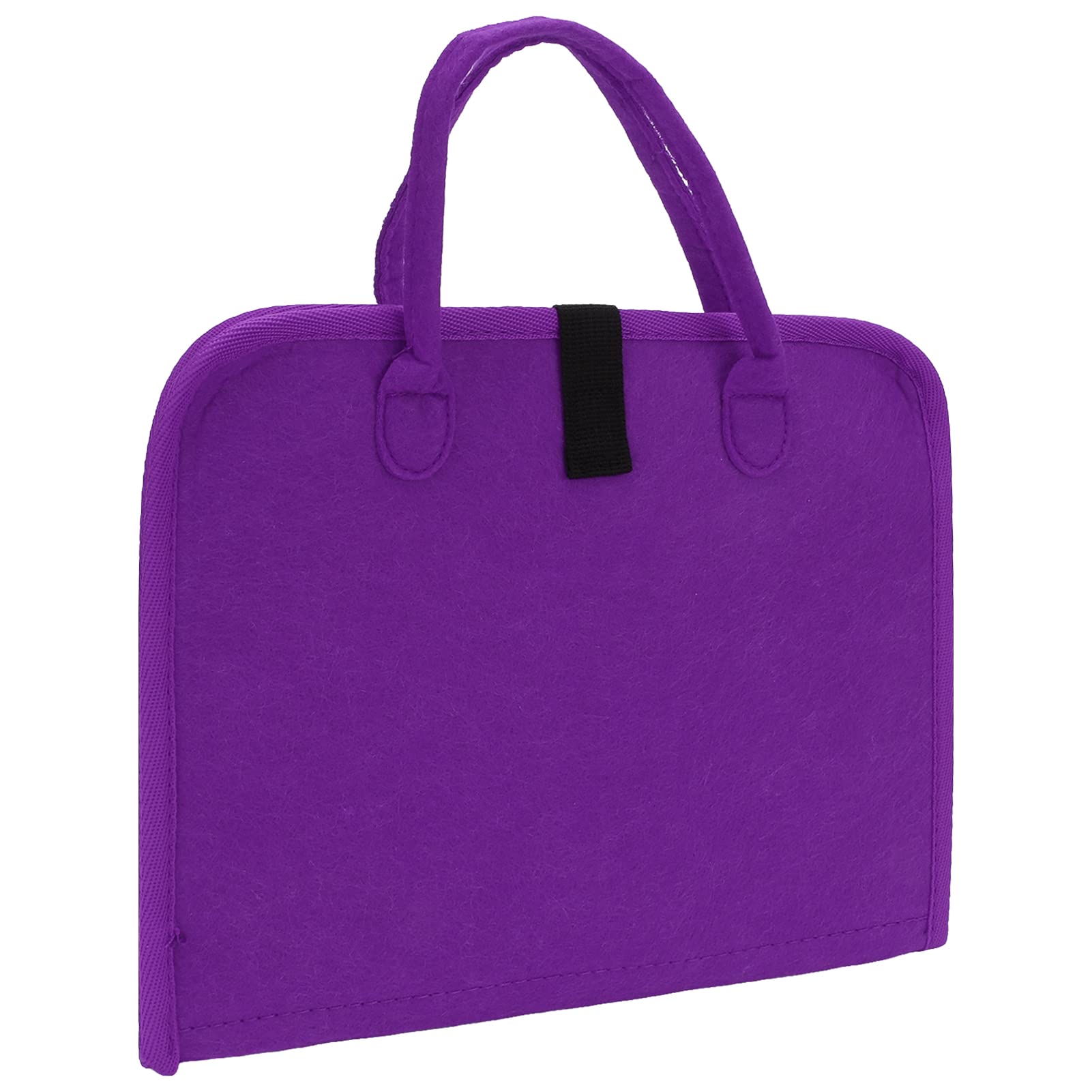 Diamond Painting Storage Containers & Organizer Bags - Chemical Fiber Cloth with Transparent OPP Pockets for Diamond Art Tools (Purple AA996) - Perfect for DIY Craft Kits, Home Decor & Gift Making