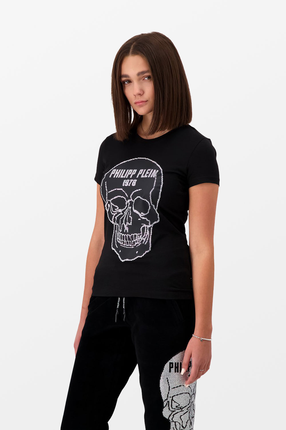 Philipp Plein SS Skull Graphic T-Shirt for Men - Stylish Streetwear Cotton Tee with Skull Print | Perfect for Casual Wear, Parties & Urban Fashion