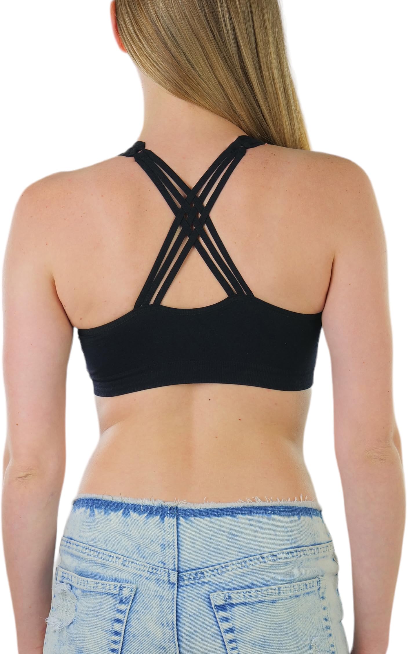 ToBeInStyle Women’s Seamless Wire-Free Sports Bras & Bralettes - Supportive Comfort for Yoga, Gym & Everyday Wear