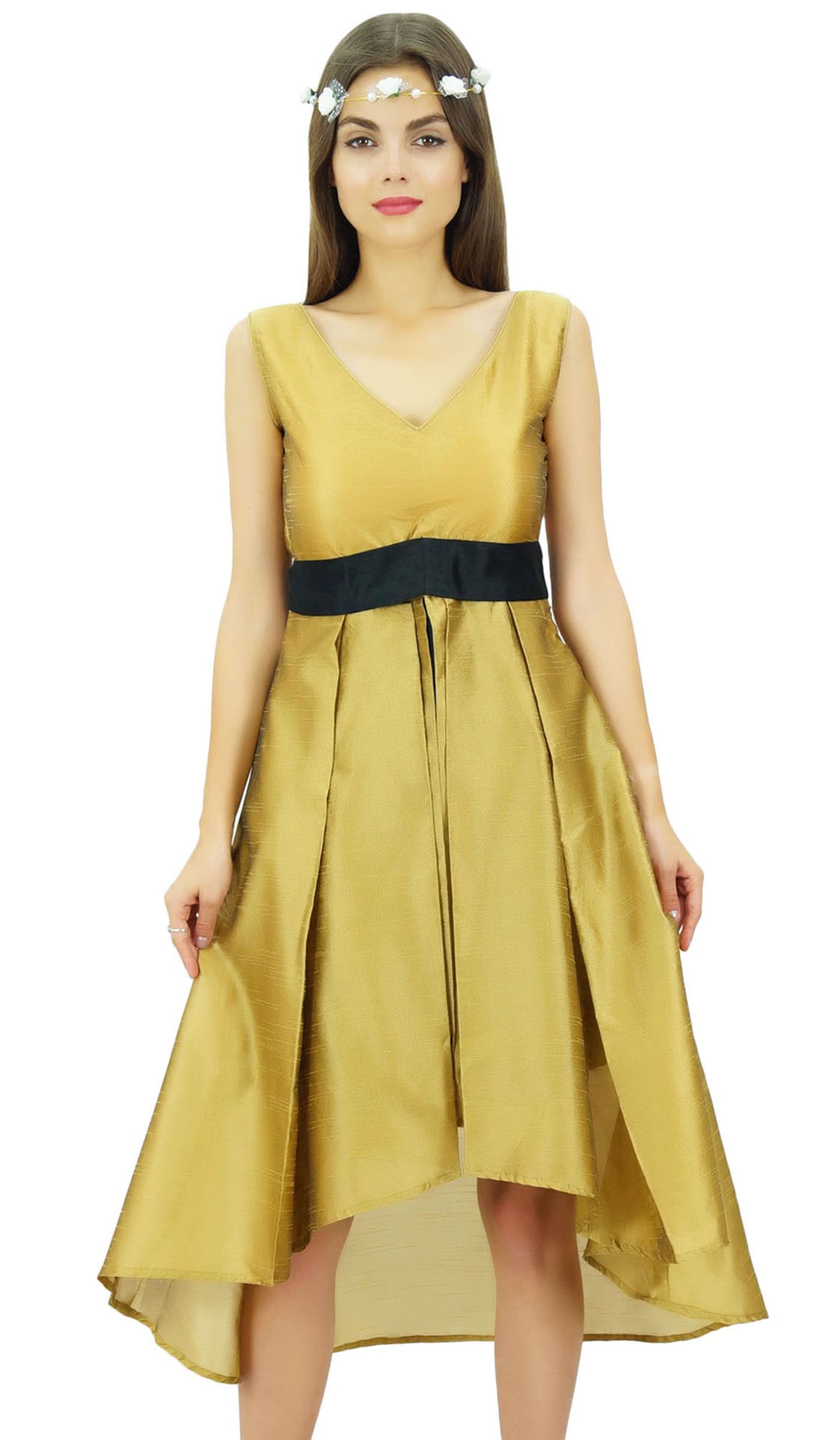 Bimba Women's Sleeveless High-Low Prom Dress for Party & Evening