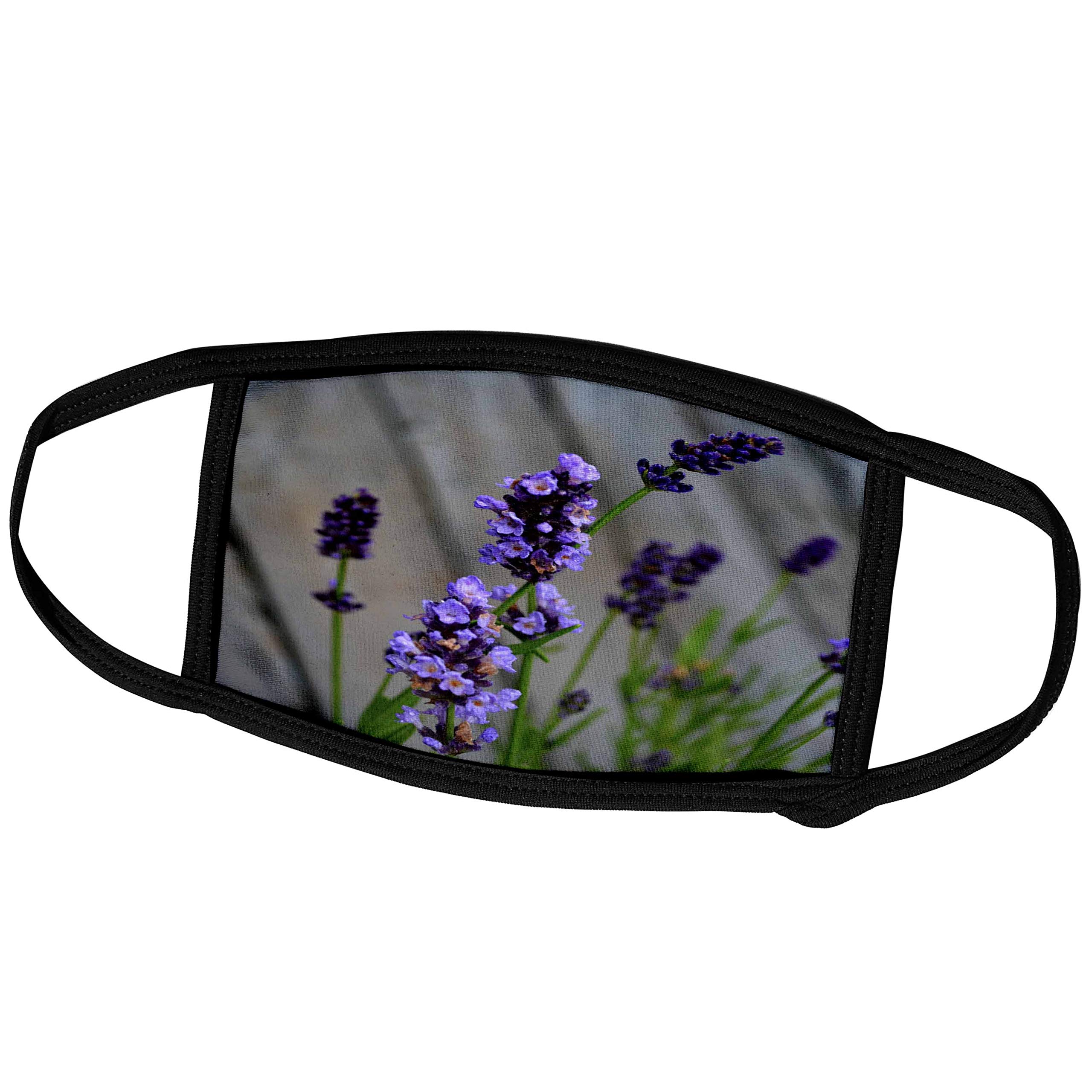 3D Rose Floral Face Mask - Lavender Flowers for Outdoor & Travel