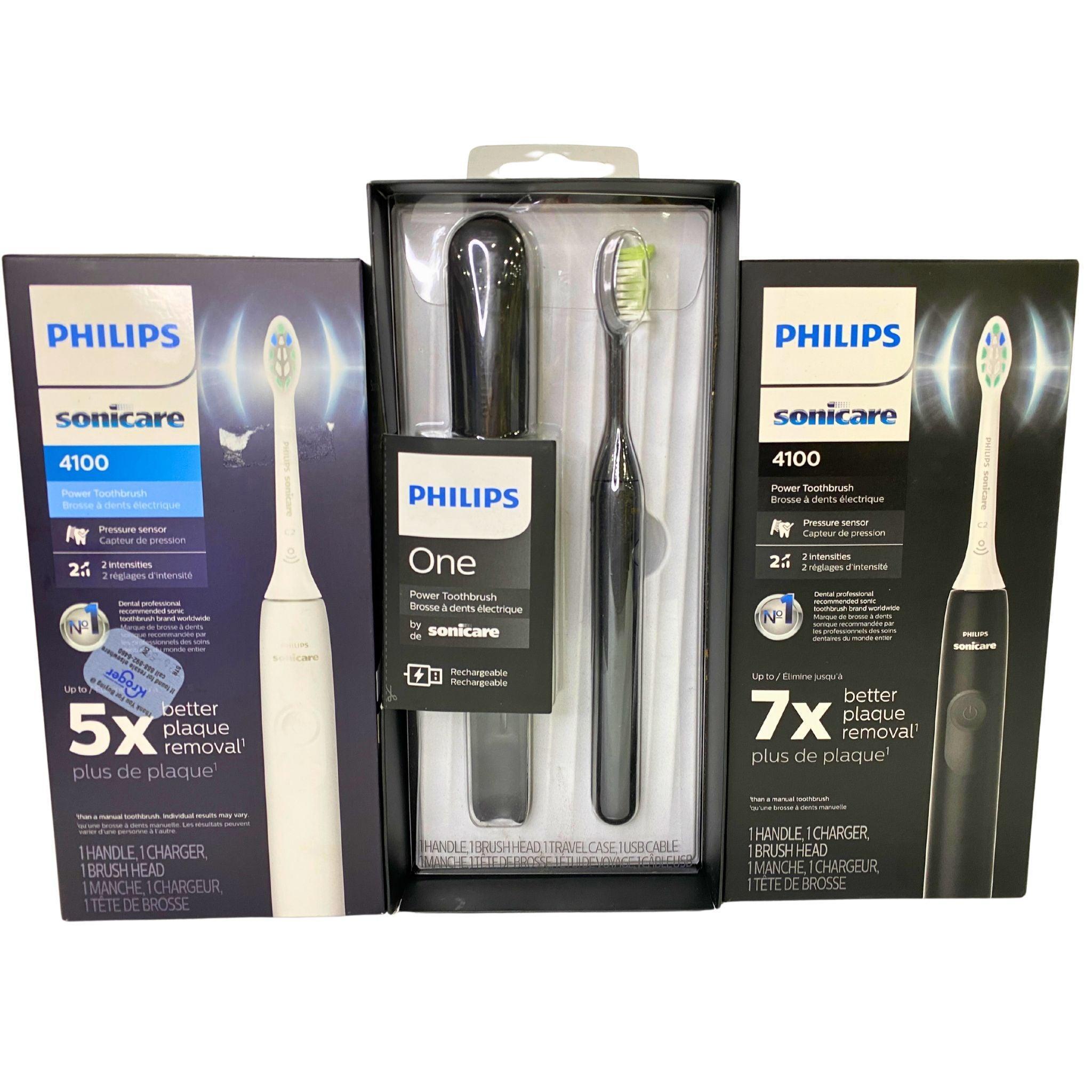 Philips Sonicare Electric Toothbrush Set - 8 Pack with Multiple Brush Heads for Deep Cleaning & Whitening - Perfect for Family Use & Travel Oral Care
