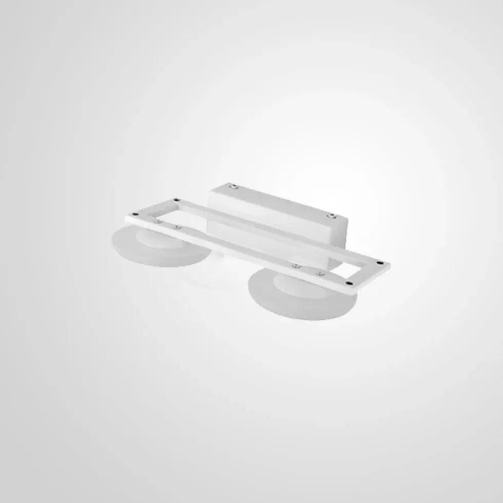 White Cylinder Bathroom Wall Sconce - Modern LED Vanity Light for Bathroom Mirror, Shower, and Makeup Area - Dimmable Waterproof Fixture for Home Decor