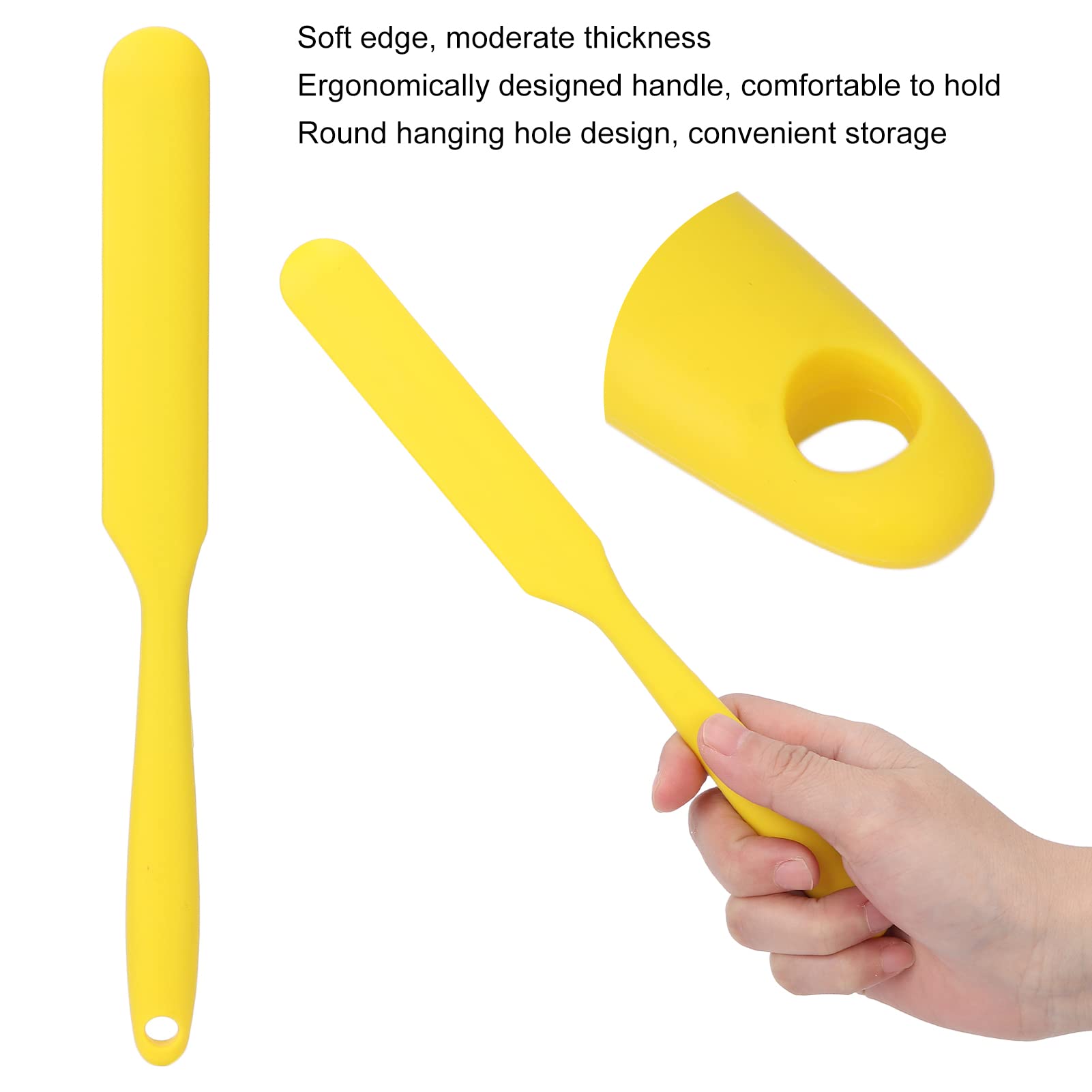 **Reusable Silicone Wax Spatula for Hair Removal - Multi-Purpose Wax Applicator & Scraper for Waxing, DIY Beauty, and Crafting**