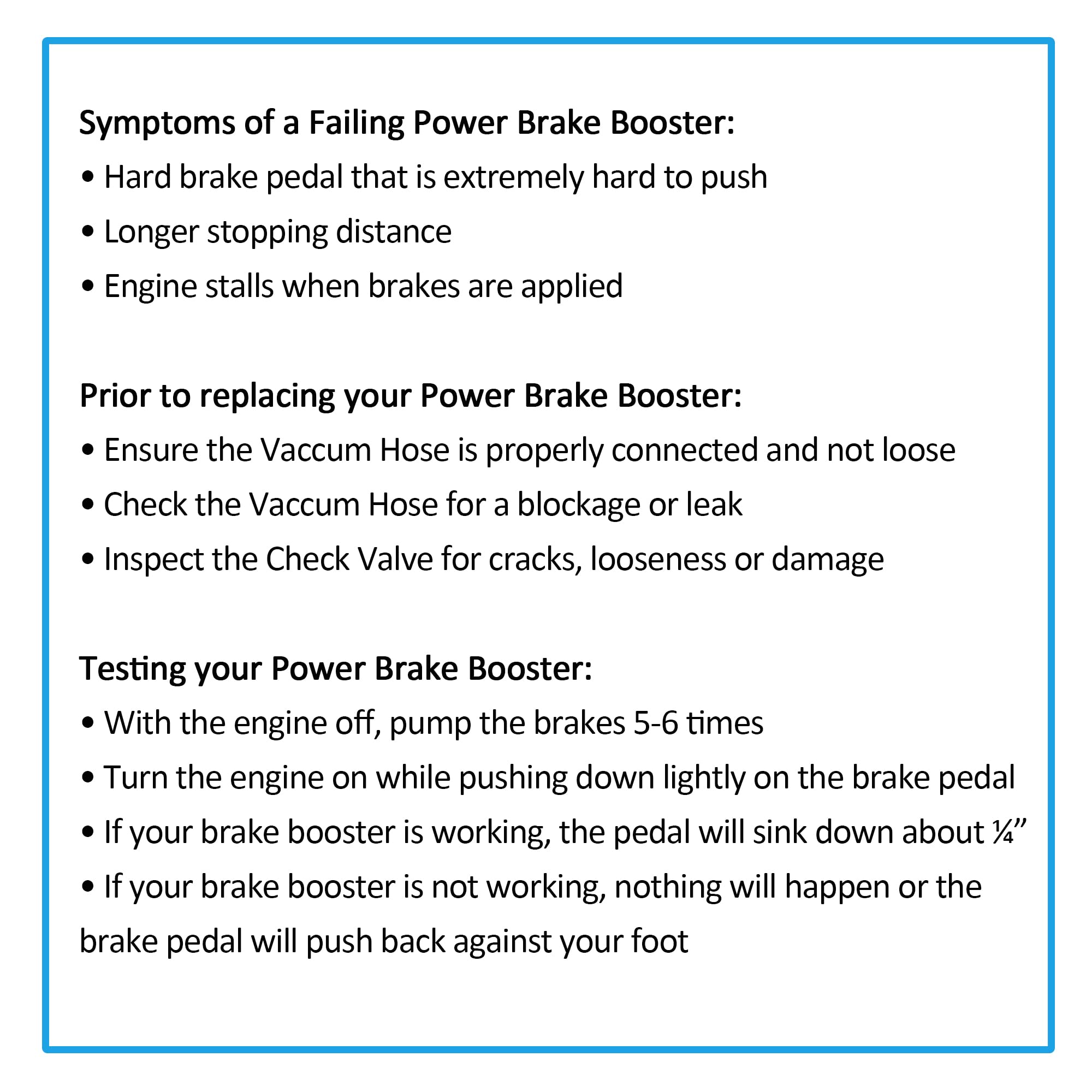 Chevrolet LLV Vacuum Power Brake Booster 54-71097 - Compatible with 1987-1995 Models | Replacement for Brake System Repair | Ideal for Mail Trucks & Fleet Vehicles