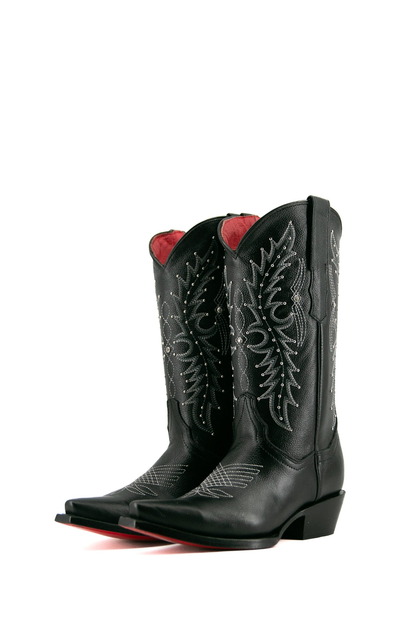 Paulina Snip Toe Cowgirl Boots - Red Sole Western Boots for Women | Perfect for Country Dancing, Rodeos & Fashion Outfits