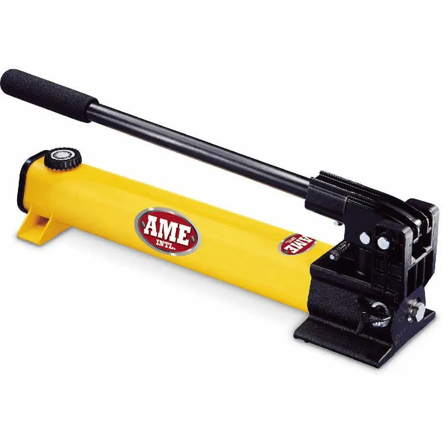 AME Two Speed Hand Pump - High Efficiency Bicycle & Ball Inflator for Bikes, Sports Balls, Air Mattresses - Perfect for Home, Gym & Outdoor Use