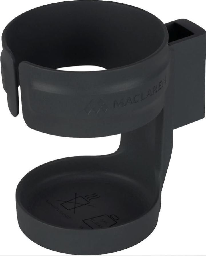 Maclaren Universal Cup Holder for Strollers - Adjustable & Secure Drink Holder for Baby Carriages - Perfect for Coffee, Water Bottles & Snacks on the Go
