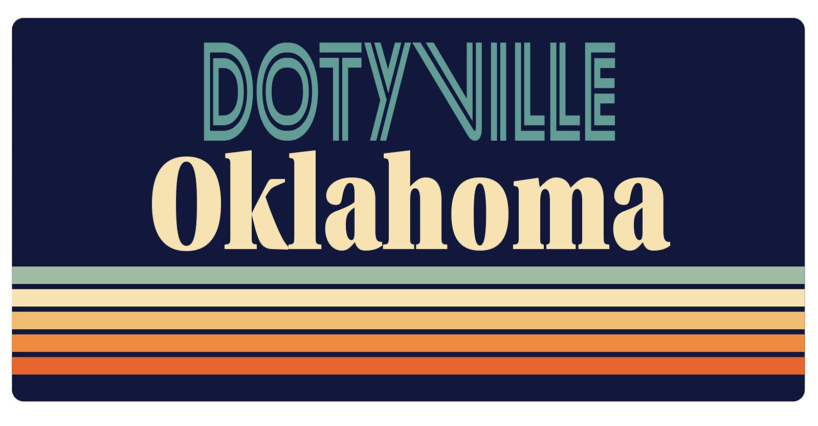 Vintage Oklahoma Fridge Magnet - 5 x 2.5 Inch Retro Souvenir for Refrigerator, Office, or Travel Memorabilia | Perfect for Home Decor, Gift Giving & Collectors
