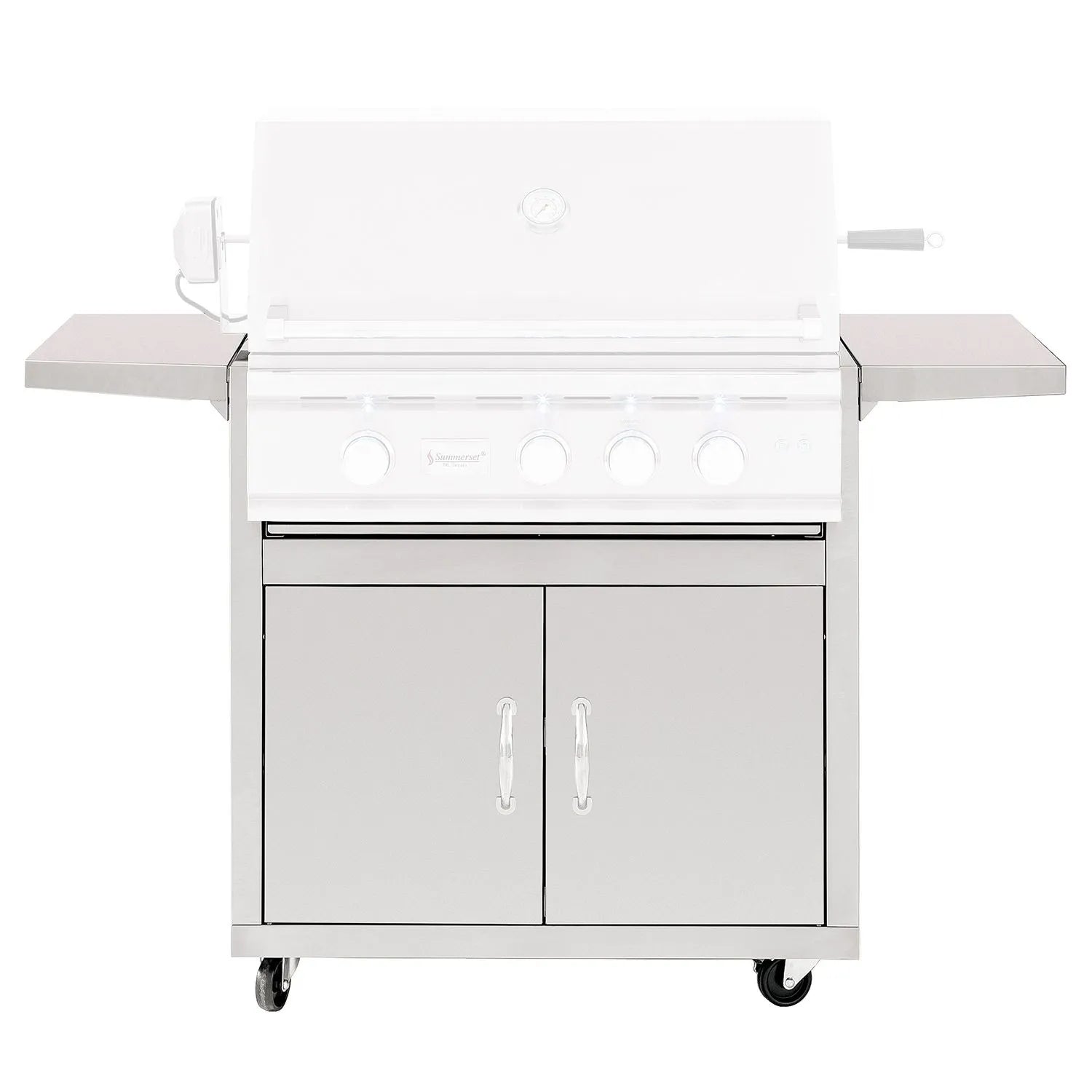 Summerset Grills Cart for 32-Inch TRL Gas Grill - Heavy Duty Outdoor BBQ Grill Cart Only | Perfect for Backyard, Patio, and Tailgating Parties