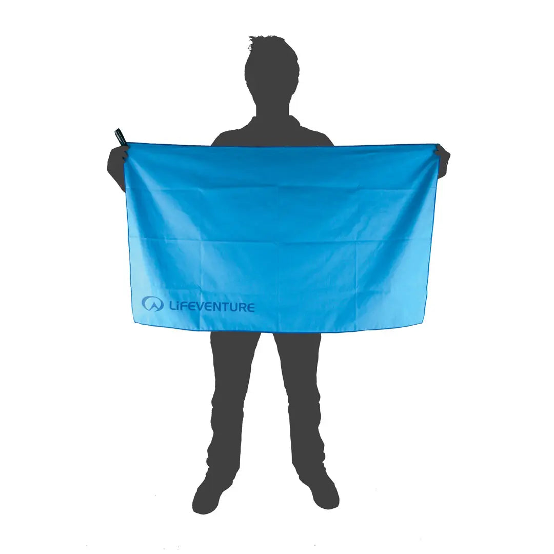 Lifeventure Soft Fiber Travel Towel - Large, Quick-Dry, Lightweight & Compact - Perfect for Camping, Hiking, Beach & Gym