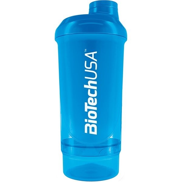 Biotech Wave+ Nano Shaker Bottle - Premium Protein Shaker with Mixing Ball for Gym, Workout & Fitness - Perfect for Protein Powder, Pre-Workout & Post-Workout Drinks
