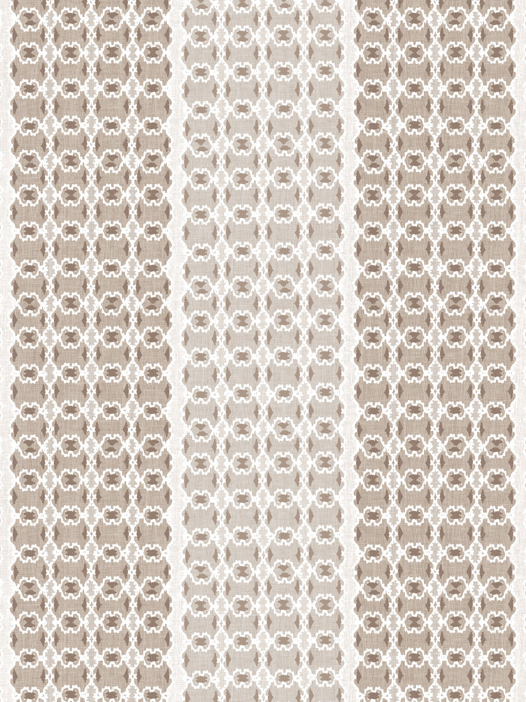 Nathan Turner Medallion Stripe Wallpaper - Neutral Beige Geometric Pattern Peel & Stick Wallpaper for Living Room, Bedroom, and Home Office Decor