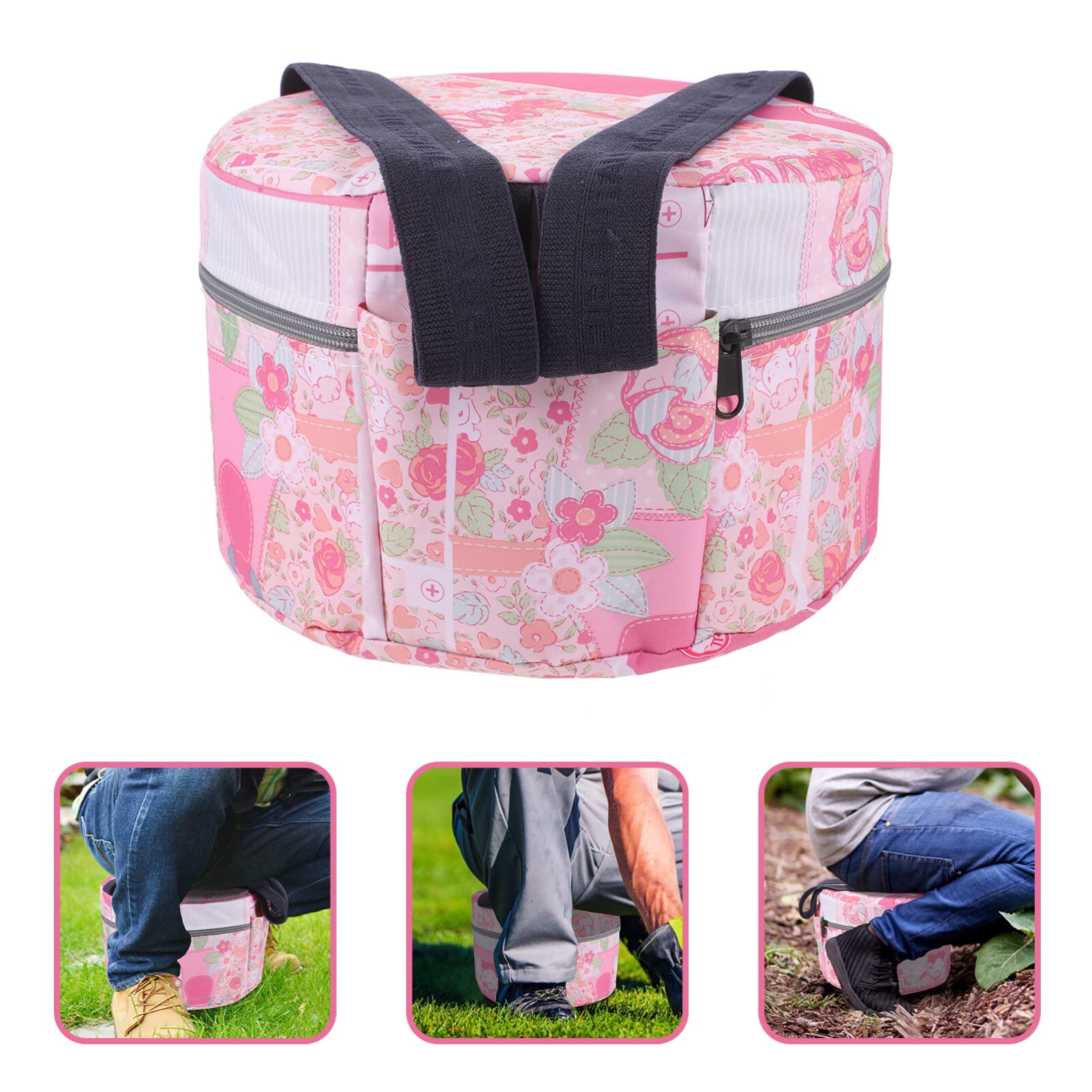 Yardwe Portable Foam Gardening Stool - Hip Attached Outdoor Ottoman Seat for Weeding, Planting & Gardening | Comfortable Work Stool with Adjustable Strap for Easy Carrying | Perfect for Gardeners, Landscapers & Outdoor Enthusiasts