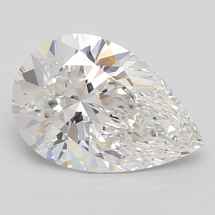 3.11 Carat Pear Lab Grown Diamond - VVS1 Clarity, D Color, GIA Certified - Perfect for Engagement Rings & Anniversary Gifts