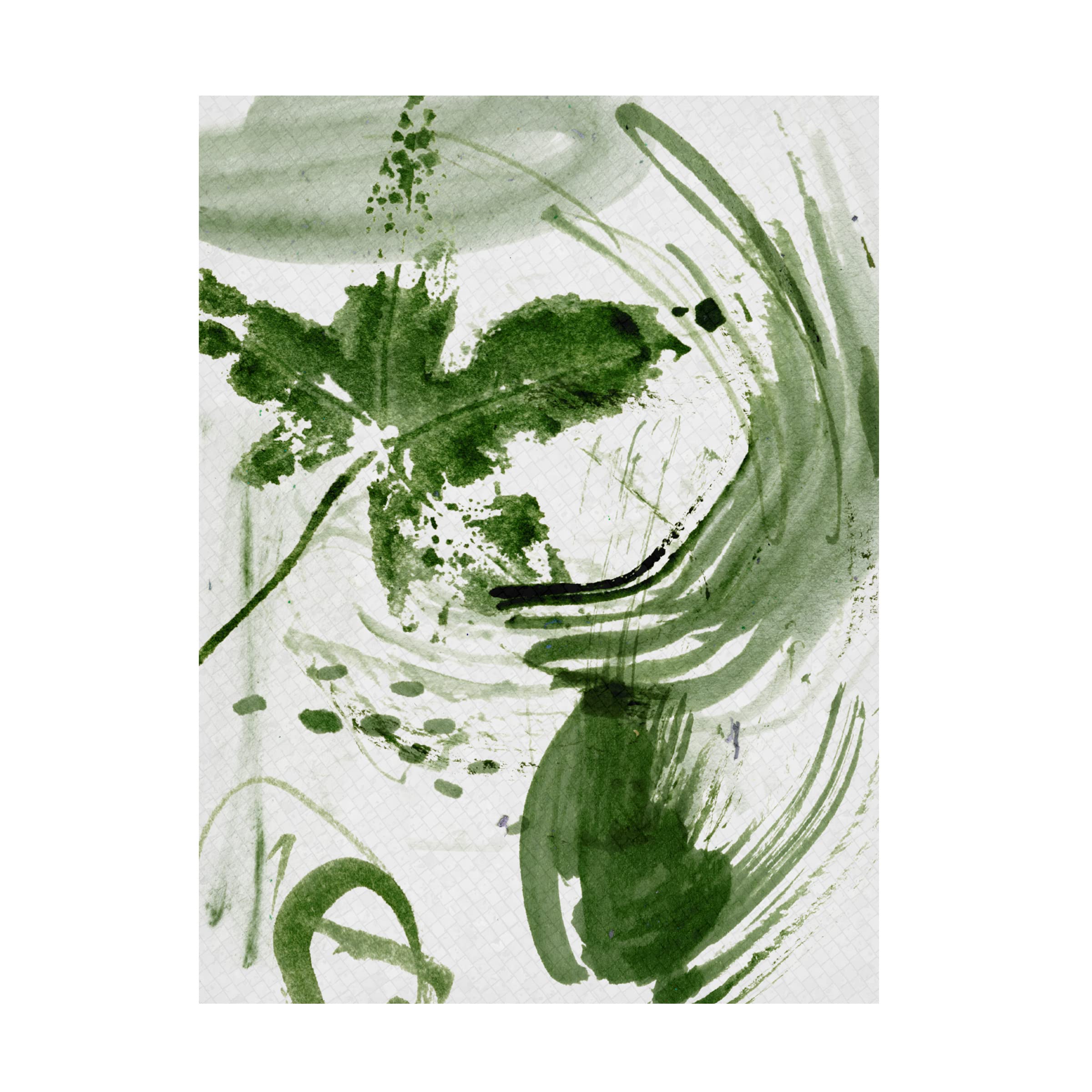 Trademark Fine Art 'Shades of Forest II' Canvas Wall Art by Melissa Wang - Nature Inspired Landscape Painting for Living Room, Bedroom & Office Decor