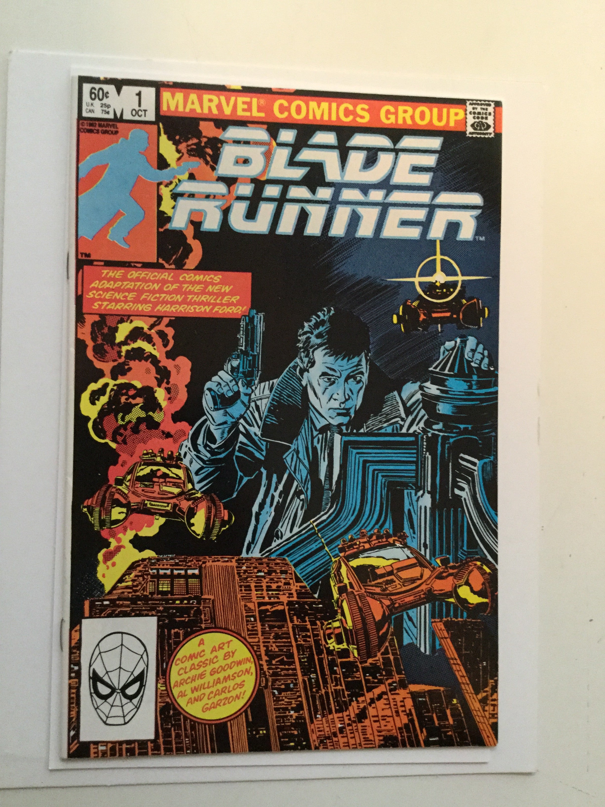 Blade Runner 1982 Movie Comic Book #1 - Collectible Graphic Novel for Sci-Fi Fans & Film Enthusiasts - Perfect for Display, Gifts, and Vintage Pop Culture Collections