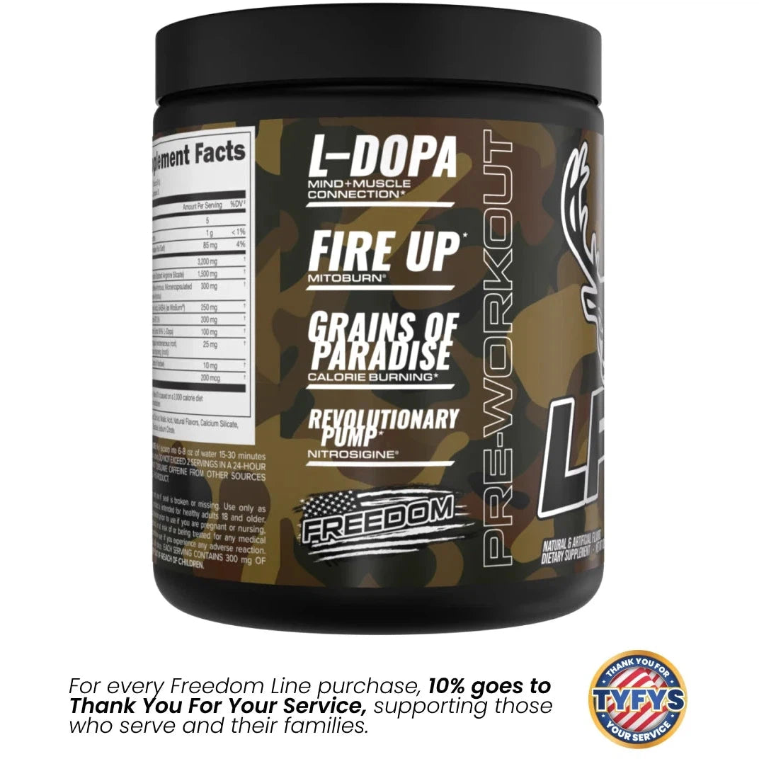 Bucked Up LFG Burn Fat Burner Supplement - Boost Energy & Metabolism for Weight Loss - Pre-Workout & Fitness Support