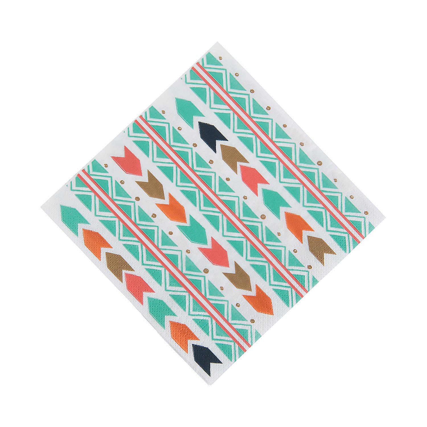 Tribal Baby Shower Napkins - 16-Pack Colorful Luncheon Paper Napkins for Gender Reveal, Baby Shower Party Decorations & Celebration Supplies - Perfect for Baby Showers, Birthday Parties & Special Events