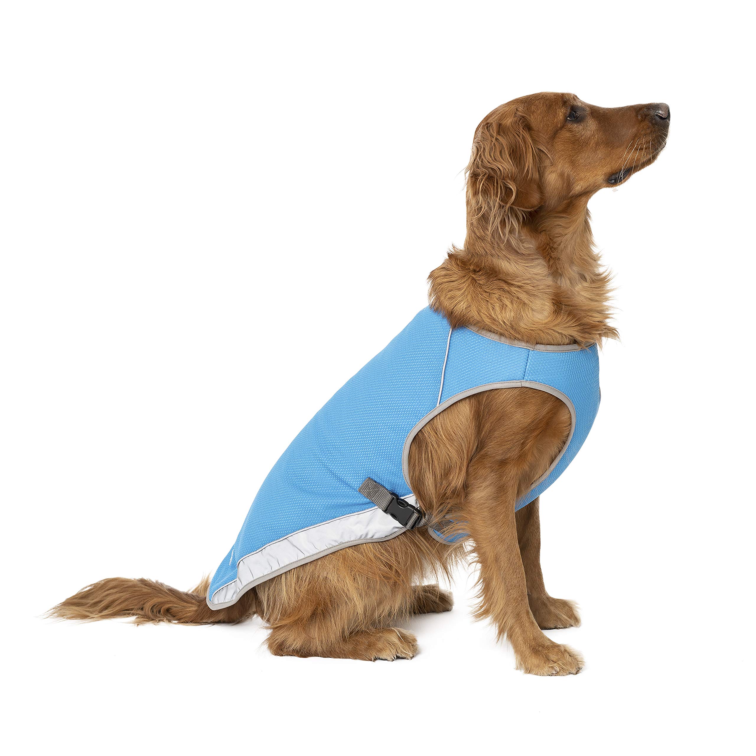 Canada Pooch Dog Cooling Vest - Breathable Mesh & Reflective Lining for Hot Weather, Adjustable Evaporative Cooling Vest for Medium Dogs (13-15