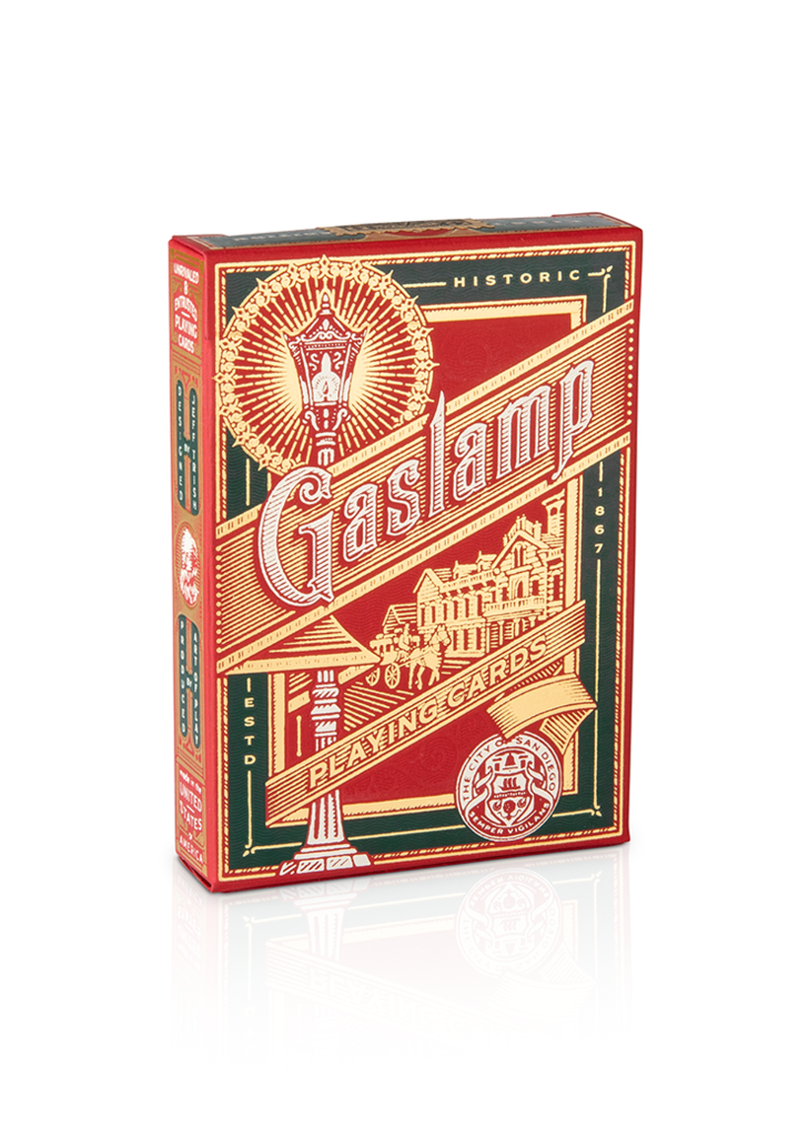 Premium Gaslamp Playing Cards - Elegant Vintage Design Deck for Poker, Magic Tricks & Card Games - Perfect for Parties, Game Nights & Collectors