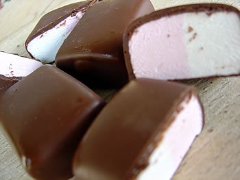 Sugar Free Gluten Free Chocolate Covered Marshmallows - La Nouba 2.1oz (6 Pack) | Keto Friendly Healthy Snacks for Kids, Camping & Dessert Parties