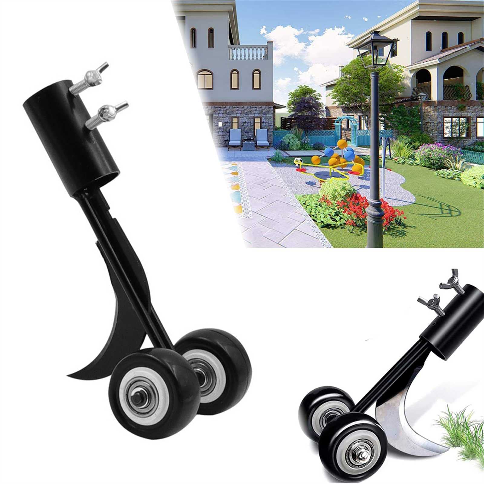Stand Up Weed Puller Tool with Wheels - Ergonomic Garden Weeder for Lawn, Patio, Backyard, Sidewalk & Driveway - Easy Root Removal for Dandelions & Thistles (Perfect for Seniors & People with Back Pain)