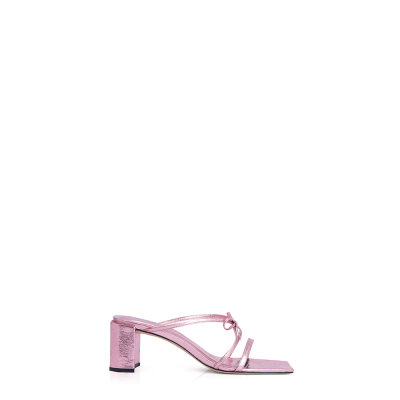 A Summer to Remember: The Journey of June's Pink Metallic Leather Sandals
