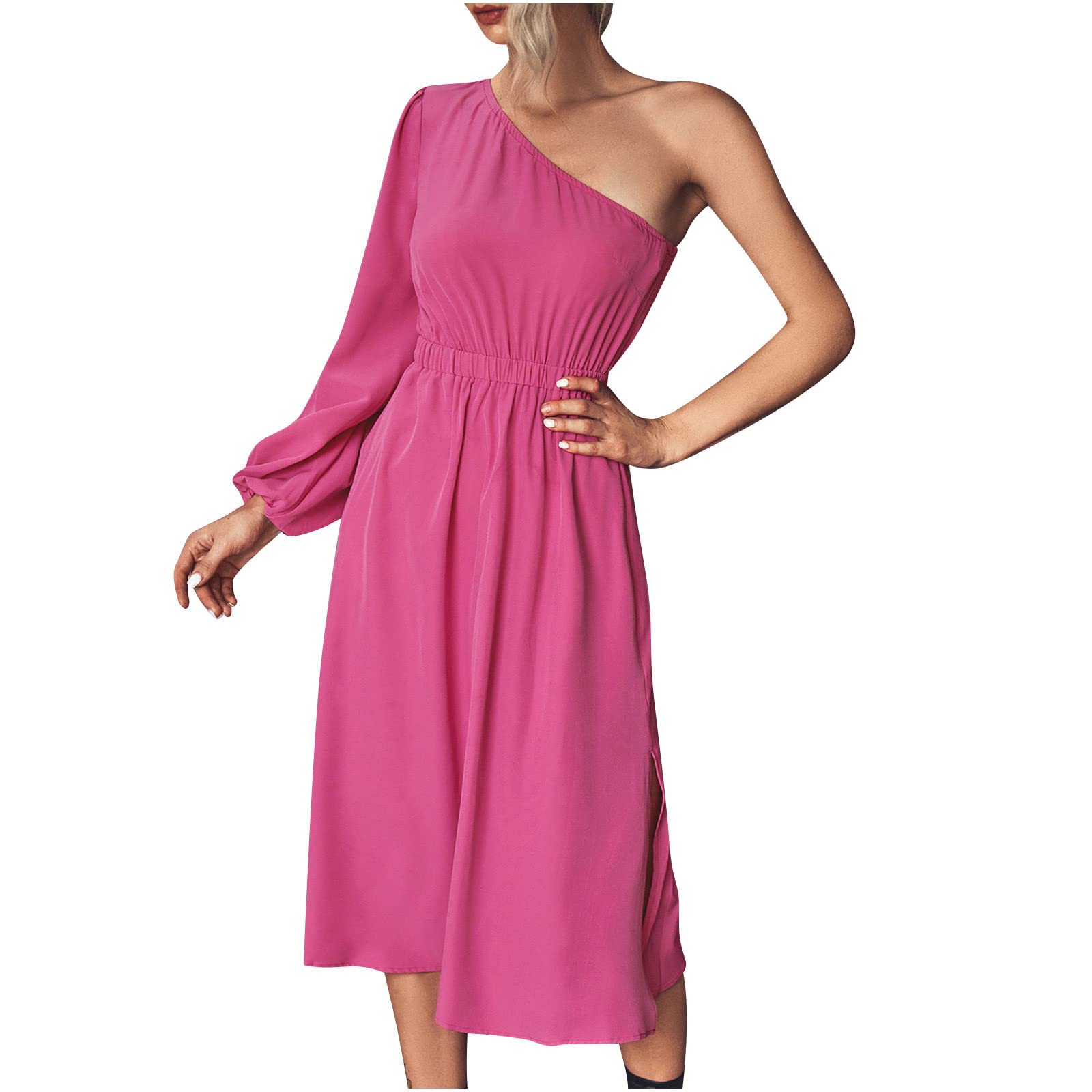 Women's Summer Casual Sleeveless Square Neck Midi Sun Dress - Flowy Beach Maxi Dress for Vacation, Pool Party & Outdoor Date Night