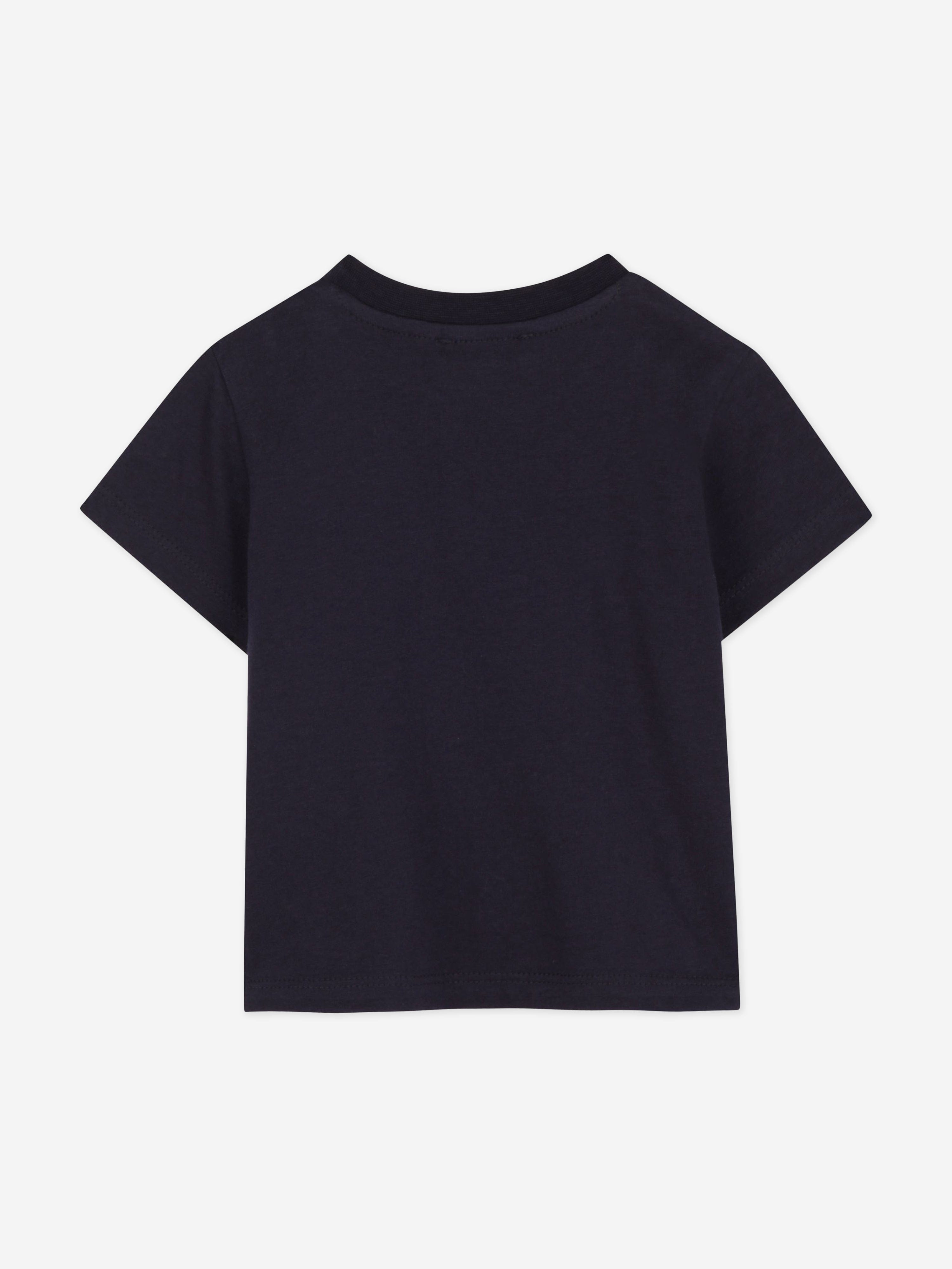 Adorable Navy Blue Tiger Graphic T-Shirt for Baby Boys - Perfect for Playdates, Parties & Everyday Wear