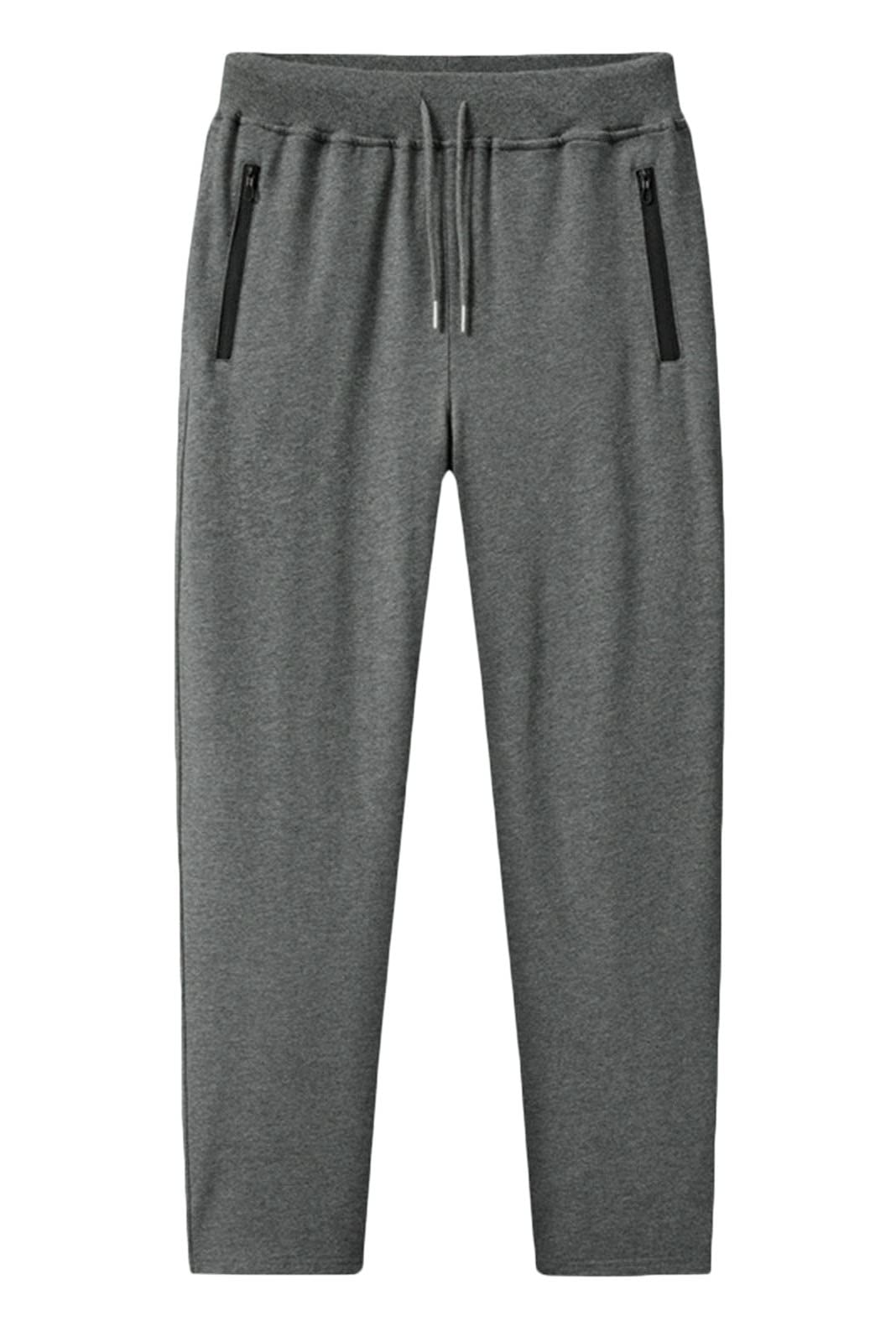 **Men's Joggers Sweatpants with Zip Pockets - Comfortable Running Trousers for Jogging, Gym & Casual Wear**