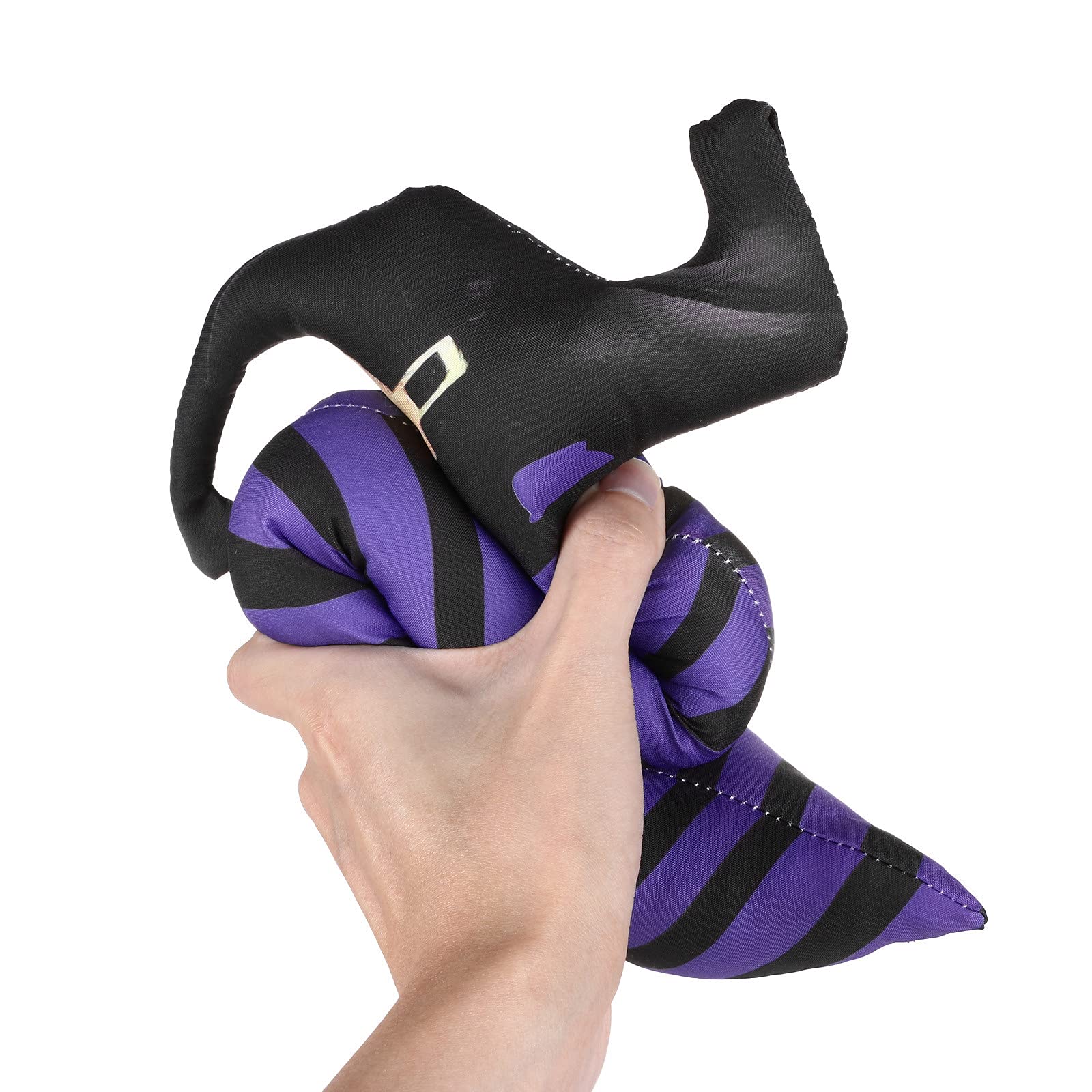 Halloween Wicked Witch Legs Prop - Purple Witch Decorations for Outdoor, Lawn & Yard - Scary Halloween Witch Legs for Party, Home & Garden Decor - Perfect for Halloween Parties, Haunted Houses & Spooky Yard Displays