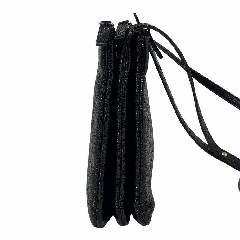 Celine Black Large Trio Crossbody Bag - Stylish Leather Shoulder Bag for Women, Perfect for Work, Travel & Everyday Use