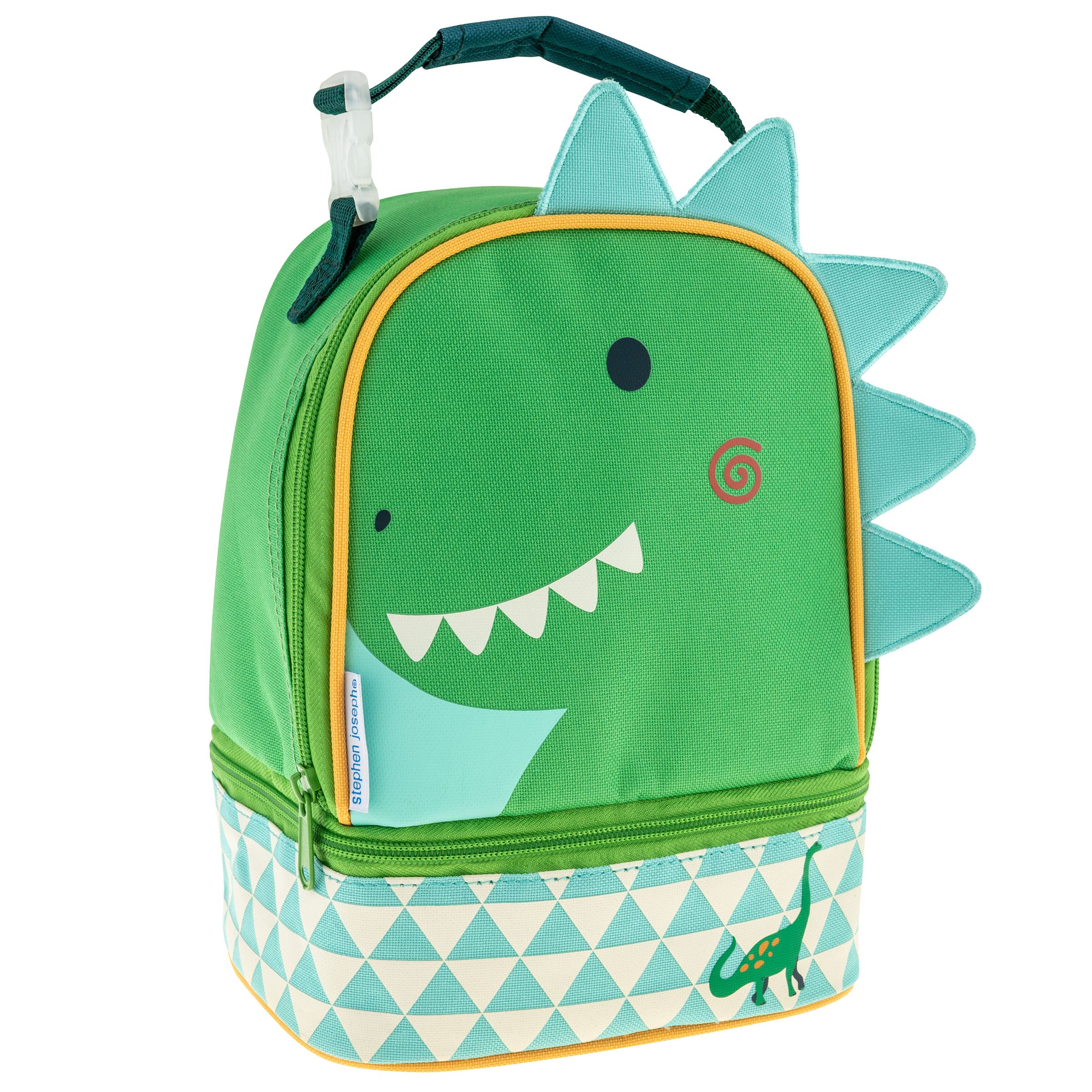 Stephen Joseph Dinosaur Insulated Lunch Box for Kids - Back to School Lunch Pal, Leak-Proof Thermal Lunch Bag for School, Work & Picnics