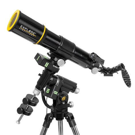 Explore FirstLight 80mm CF Telescope with GoTo Tracker & Solar Filter - Perfect for Stargazing, Astrophotography & Solar Observation