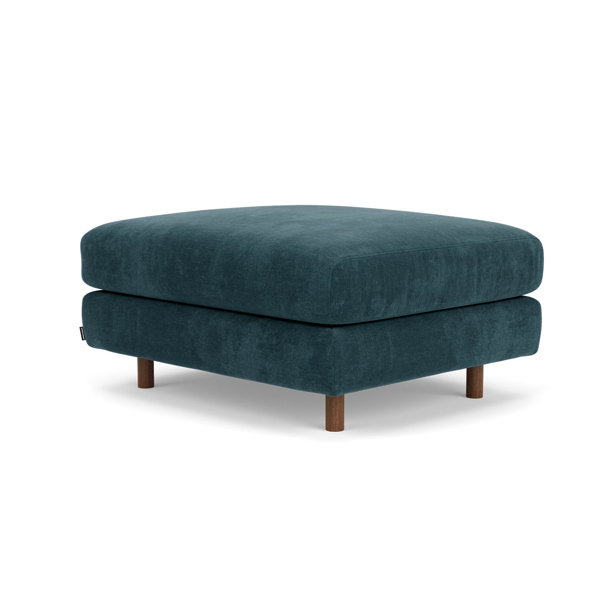 Dylan Fabric Ottoman - Soft and Stylish Footrest, Storage Bench, Living Room Accent Piece - Perfect for Small Spaces, Bedroom, or Lounge Area