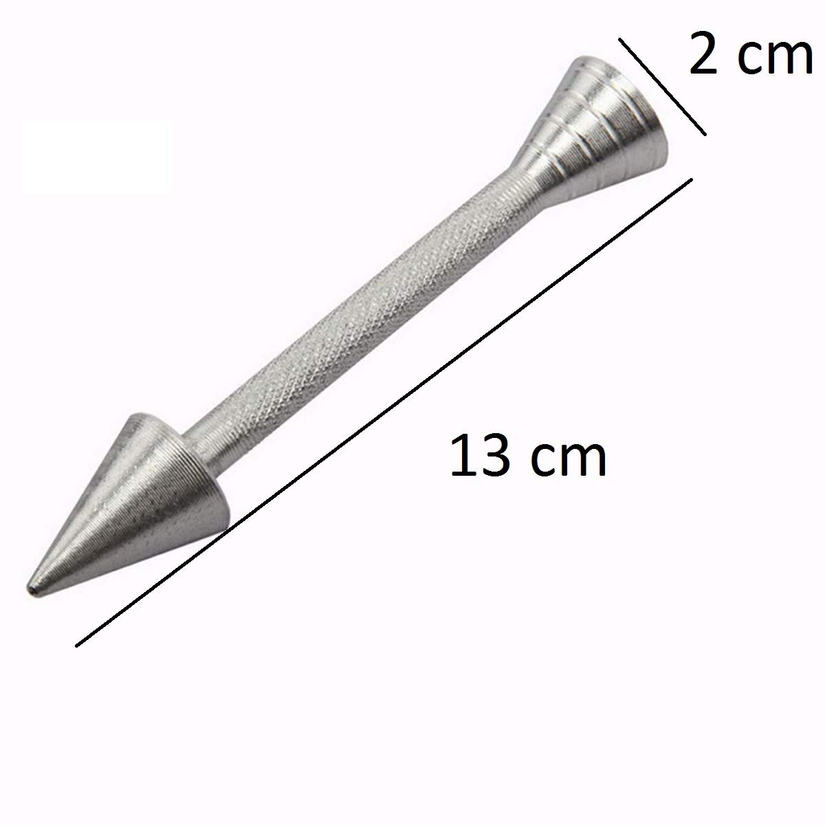 SYGA 2 Pack Aluminum Alloy Baking Pastry Cone Holders - Professional Icing Cream Rose Flower Sticks & Cake Decorating Nails for Perfect Icing Flowers - Ideal for Wedding Cakes, Cupcakes, and DIY Dessert Decorations