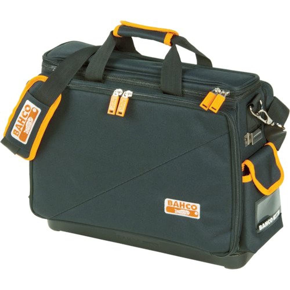 Bahco 4750FB4-18 Heavy Duty Laptop & Tools Bag with Hard Bottom - Perfect for Construction, IT Professionals & Business Travel