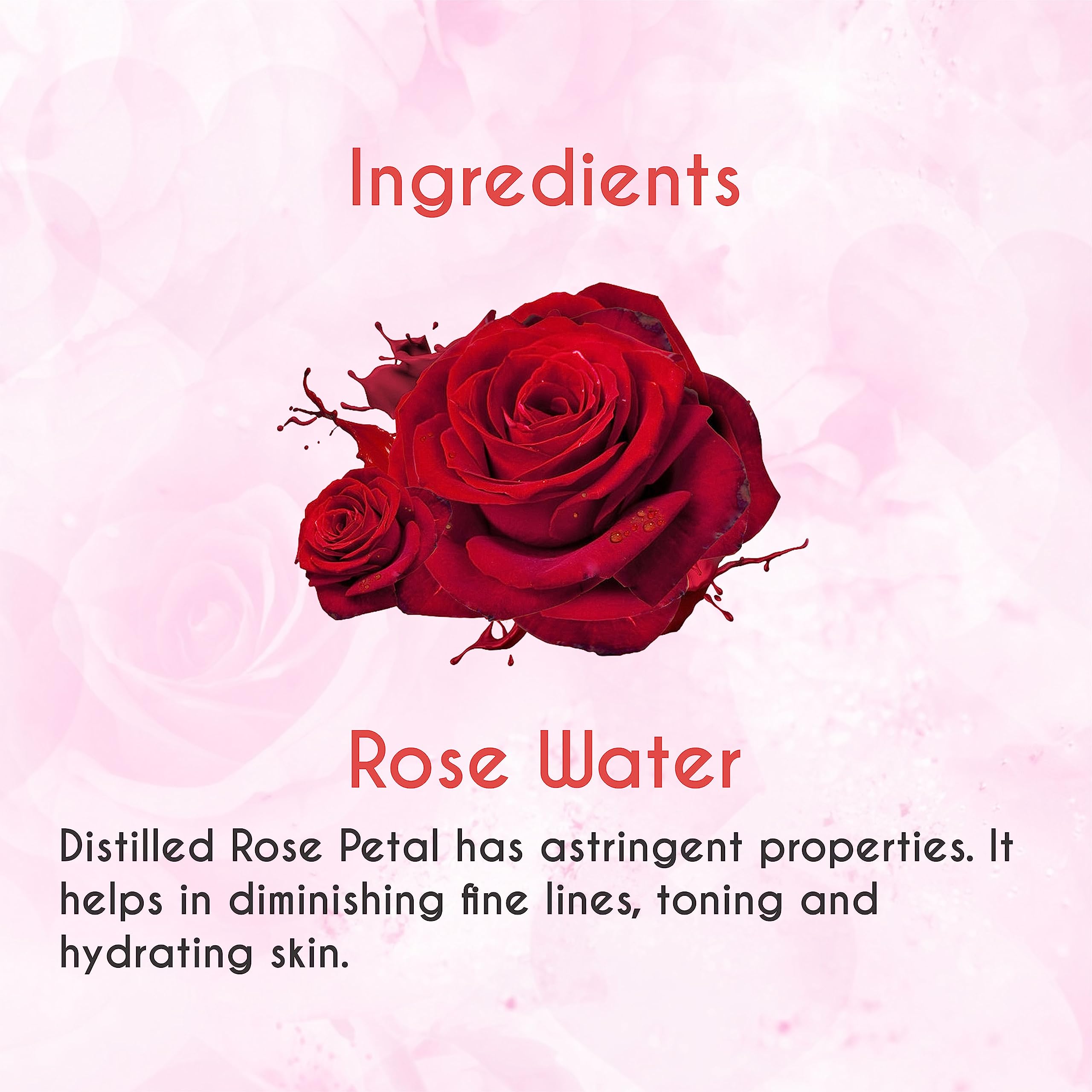 Khadi Organic Rose Water Spray for Face & Skin | Pure Ayurvedic Gulab Jal Rosewater Toner (210ml) - Hydrating, Soothing & Refreshing Facial Mist for Daily Skincare Routine & Makeup Setting
