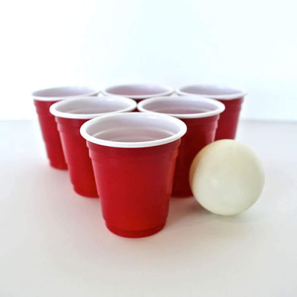 20 Mini Red Solo Cups - Disposable Party Shot Glasses for Beer, Cocktails & Shots - Perfect for Weddings, BBQs, Tailgates & College Parties