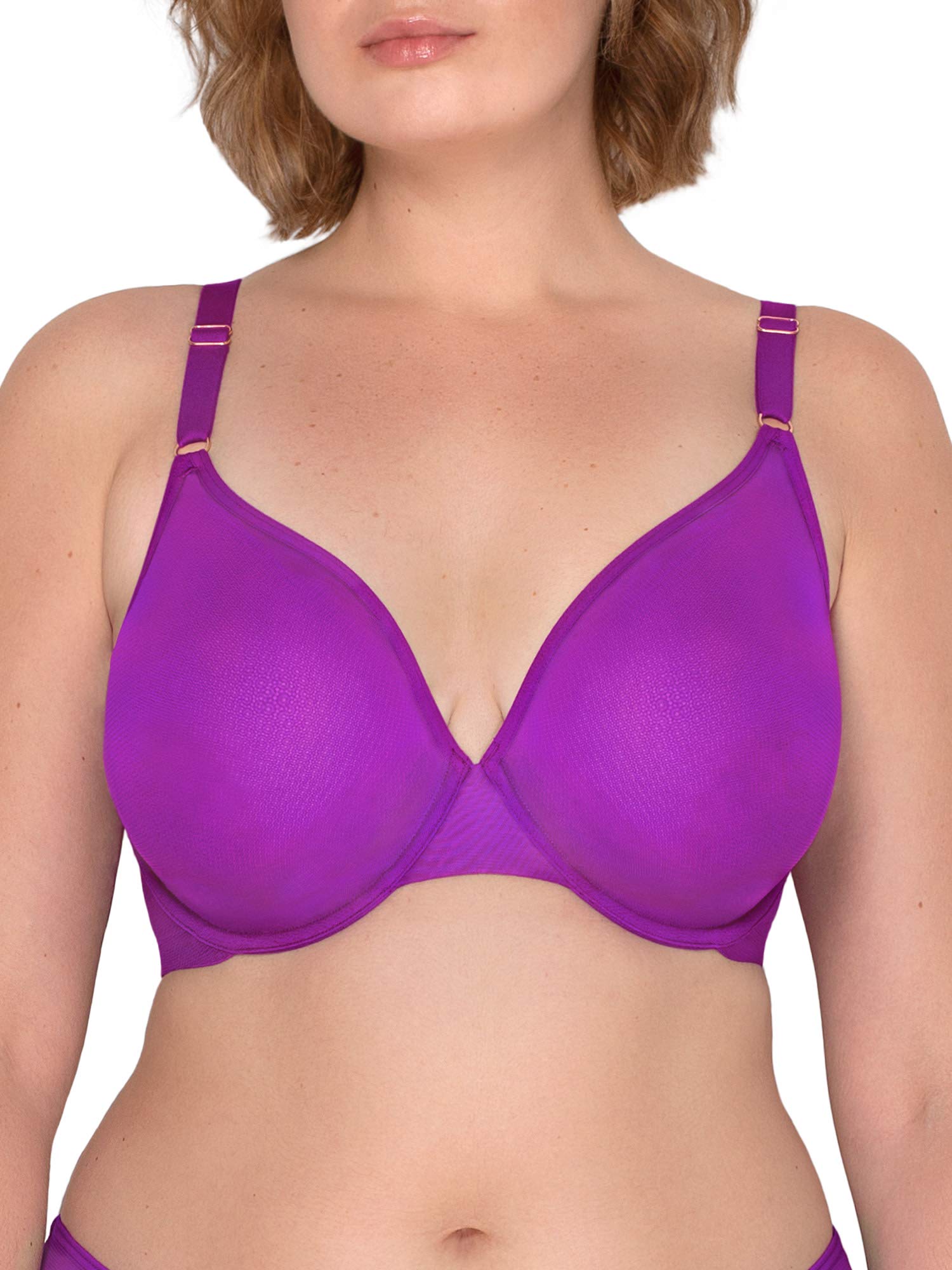 Smart & Sexy Women's Sheer Mesh Demi Underwire Bra - Comfortable Lingerie for Everyday Wear & Special Occasions
