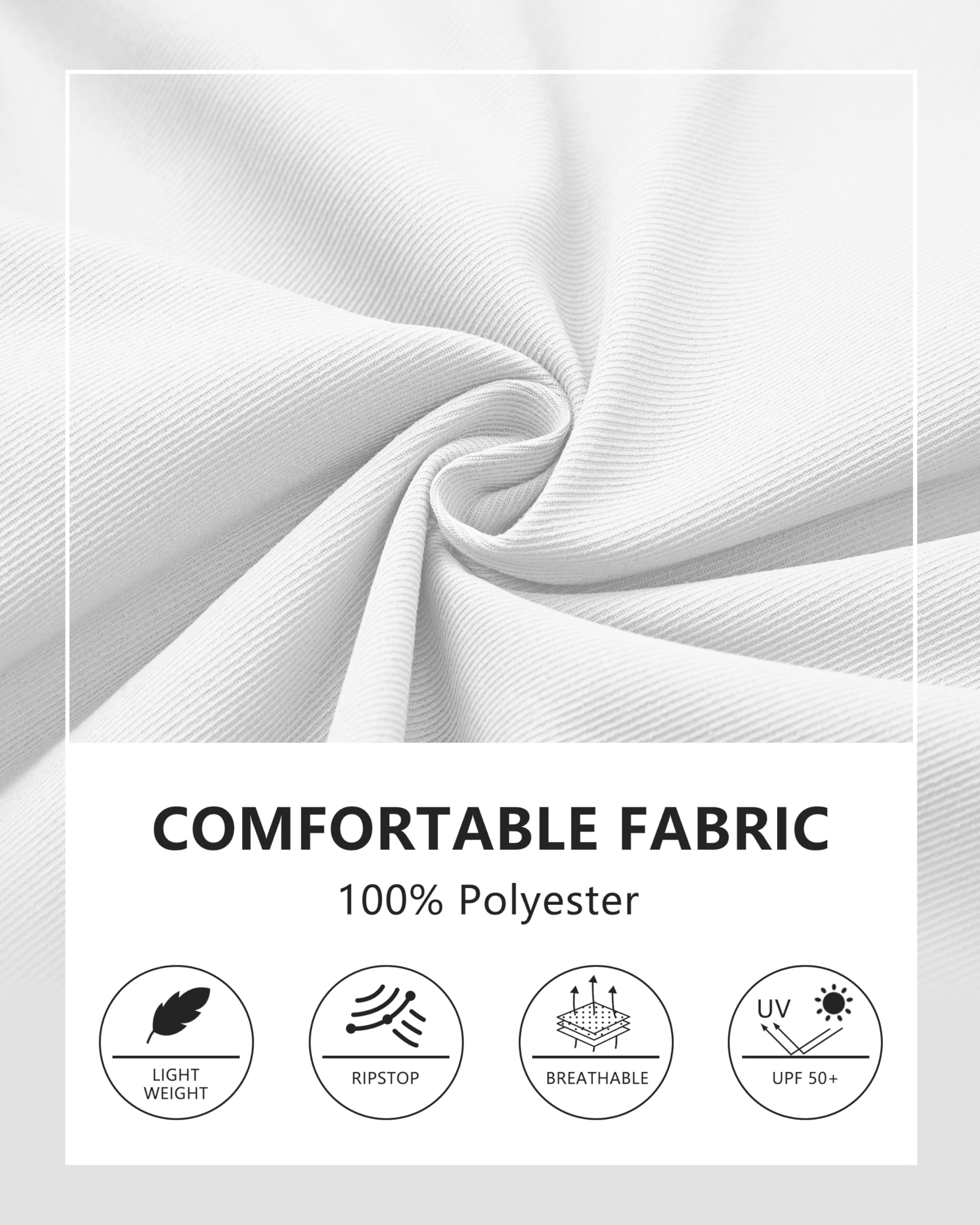 Men's Casual Shorts - Elastic Waist with Drawstring, 9 Inch Inseam, Loose Fit Summer Shorts for Outdoor Activities, Beach, Gym & Travel