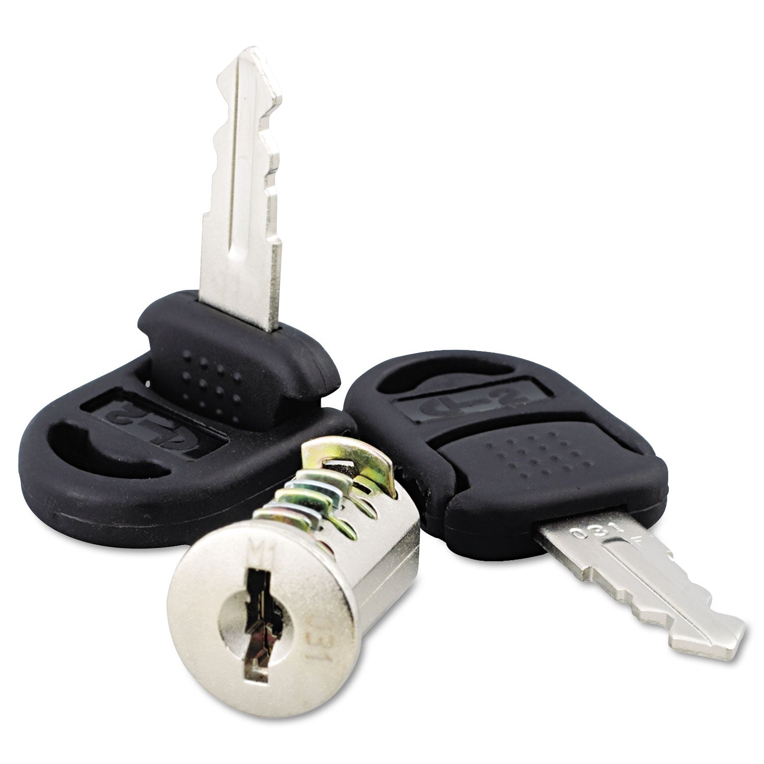 Alera Core Removable Lock and Key Set - Silver (2 Keys Included) - Secure Drawers, Cabinets & Office Furniture