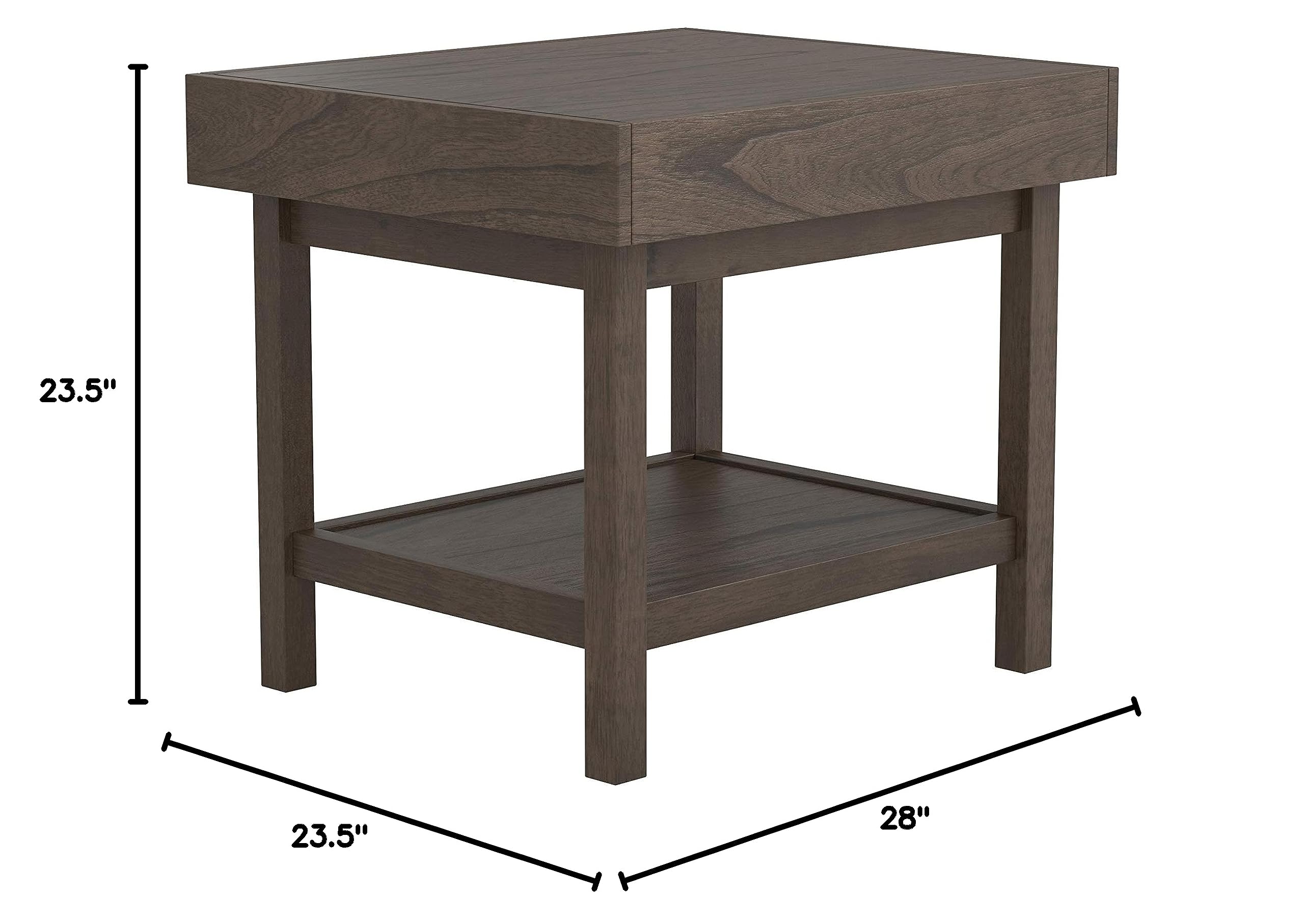 Coaster Furniture End Table - Wheat Brown 723117 - Perfect for Living Room, Bedroom & Office Side Table