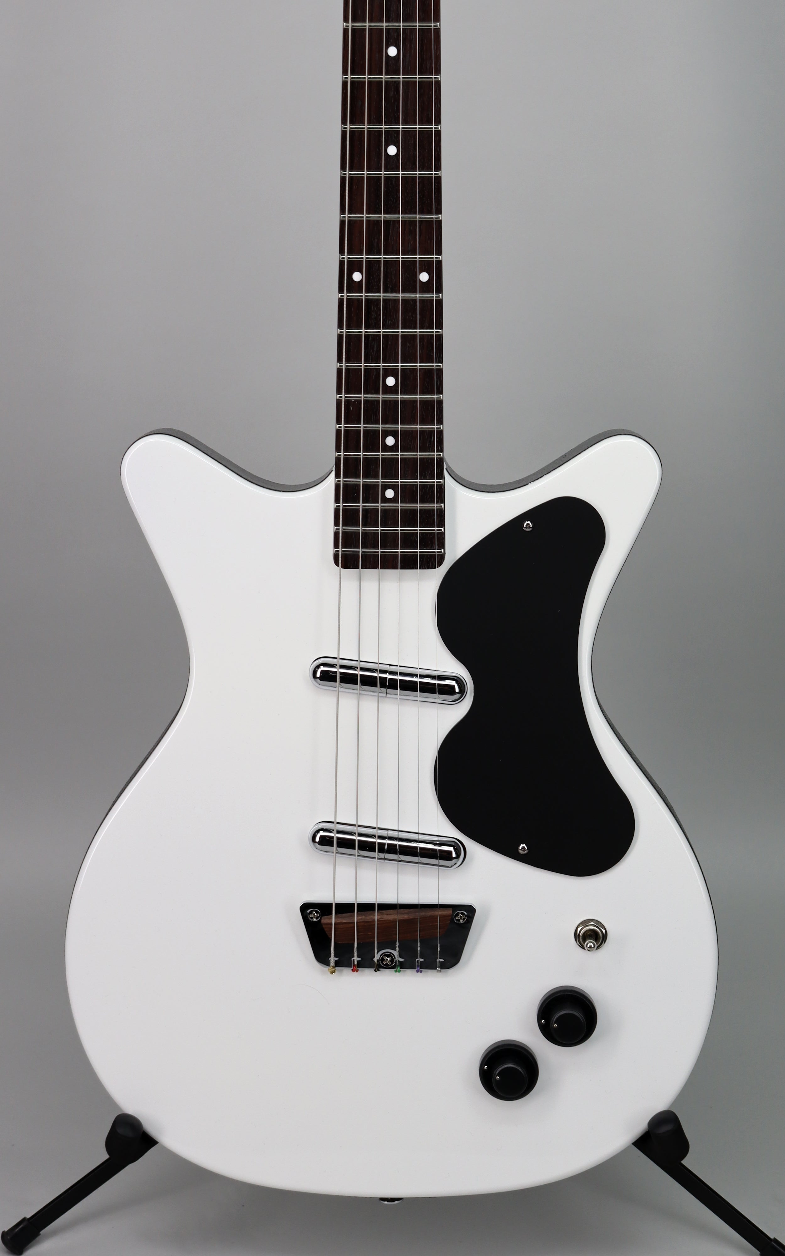 Danelectro PB Special White Electric Guitar - Vintage Style, Lightweight Body, Smooth Playability | Perfect for Rock, Blues, and Indie Performances